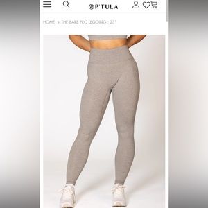 NWT Ptula Bare Pro Legging 23” - Light Grey